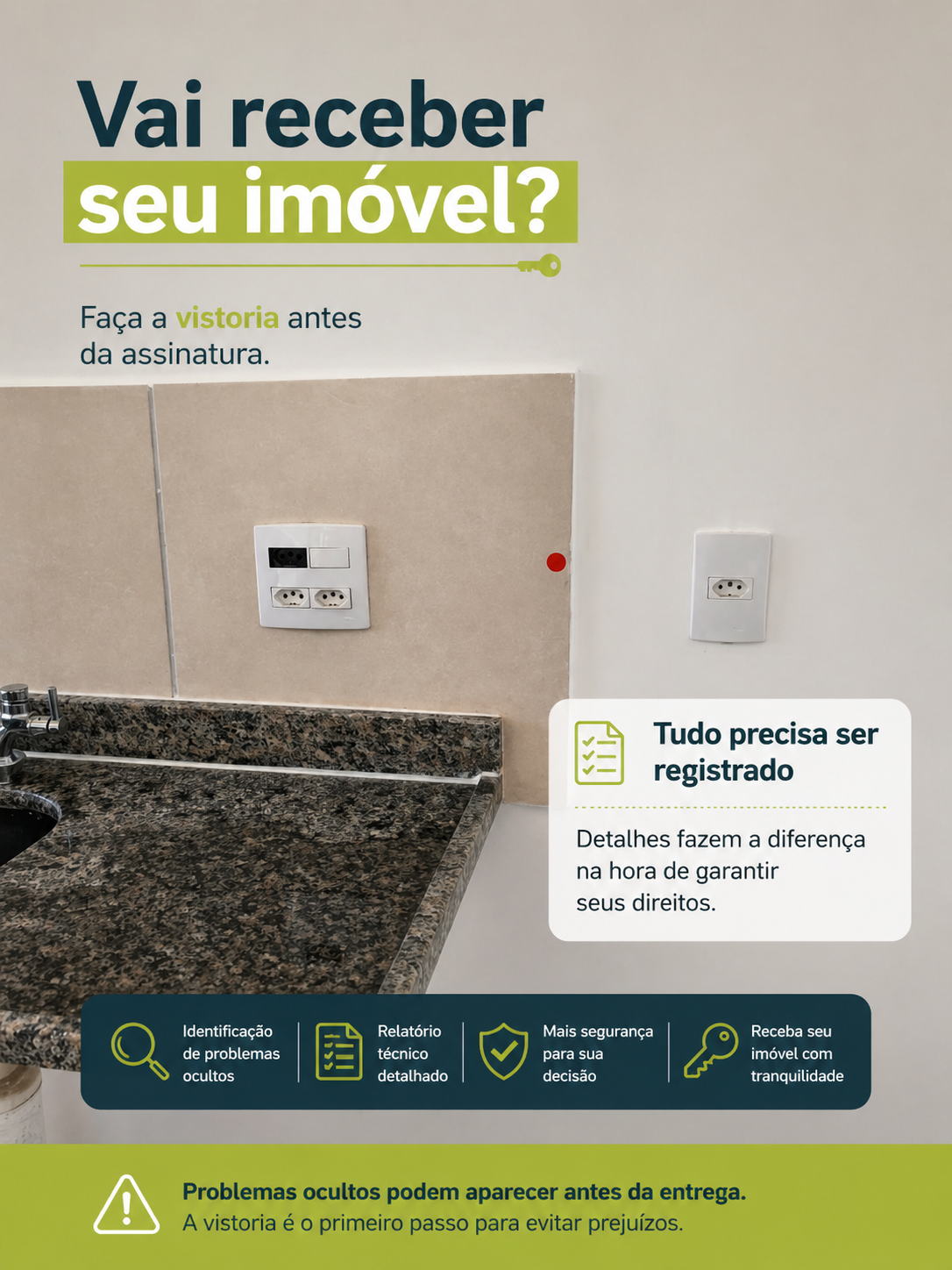 Inspeção de bancada — registro técnico